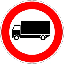 Divieto di transito agli autocarri che superano 3,5 T