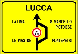 Preavviso di deviazione per veicoli di massa superiore a 7 t