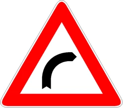 Curva pericolosa a destra