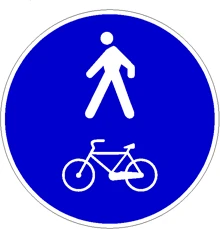 Percorso unico pedonale e ciclabile