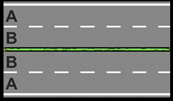 Strada divisa in due carreggiate separate (1)