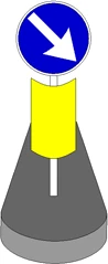 Delineatore di ostacolo