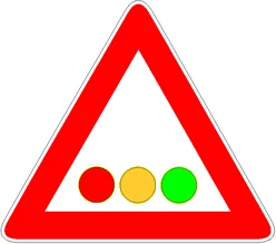 Preavviso di semaforo orizzontale
