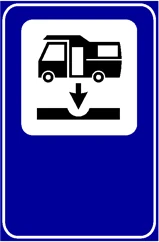 Area attrezzata con impianti di scarico