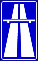 Inizio strada extraurbana principale