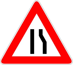 Strettoia asimmetrica a destra